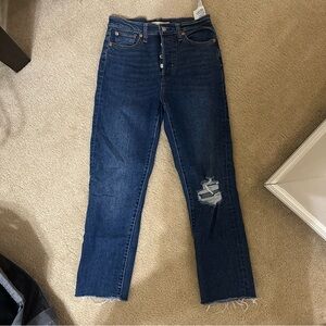 Levi’s Wedgie Straight dark wash Denim Jeans